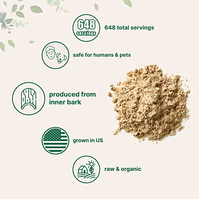 Organic Slippery Elm Bark Powder ~ 1 lb