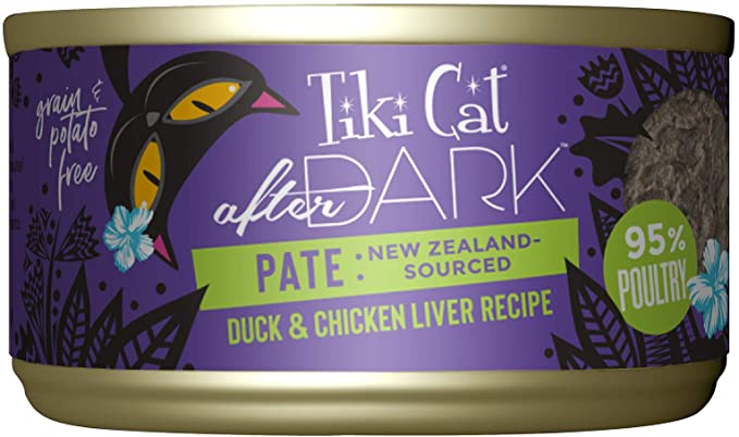 Tiki Cat After Dark: Pate ~ Duck & Chicken Liver Recipe {12/3oz Cans}