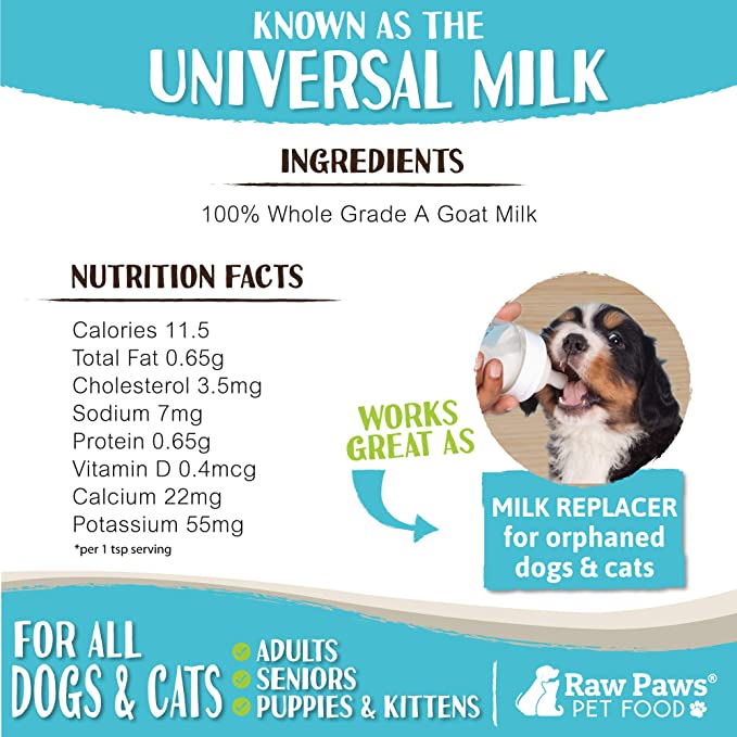 Powdered goat milk for dogs sale