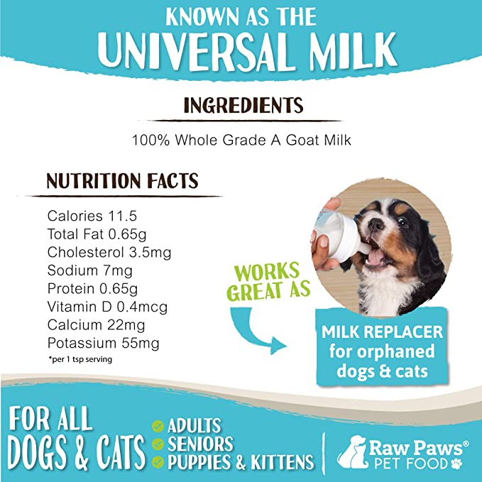 Raw Paws Whole Goat Milk Powder